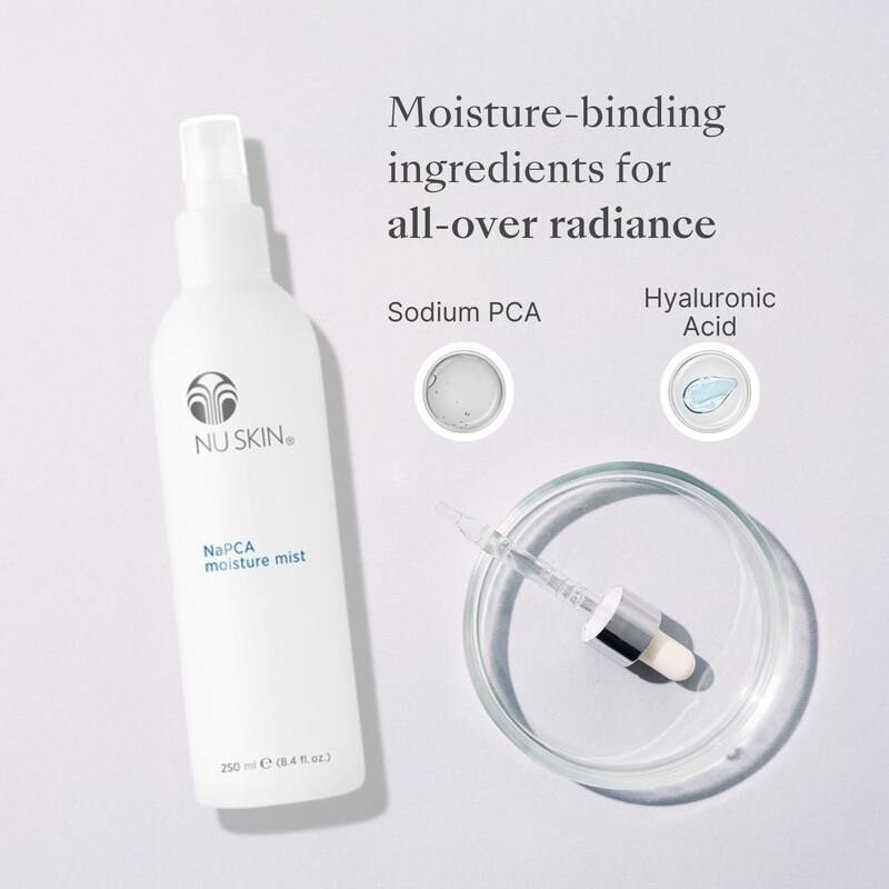 化粧水・ローション・トナー NU SKIN NaPCA moisture mist &enhancergel Moisture Mist Nu Skin NaPca Revitalizante com Ácido Hialurônico